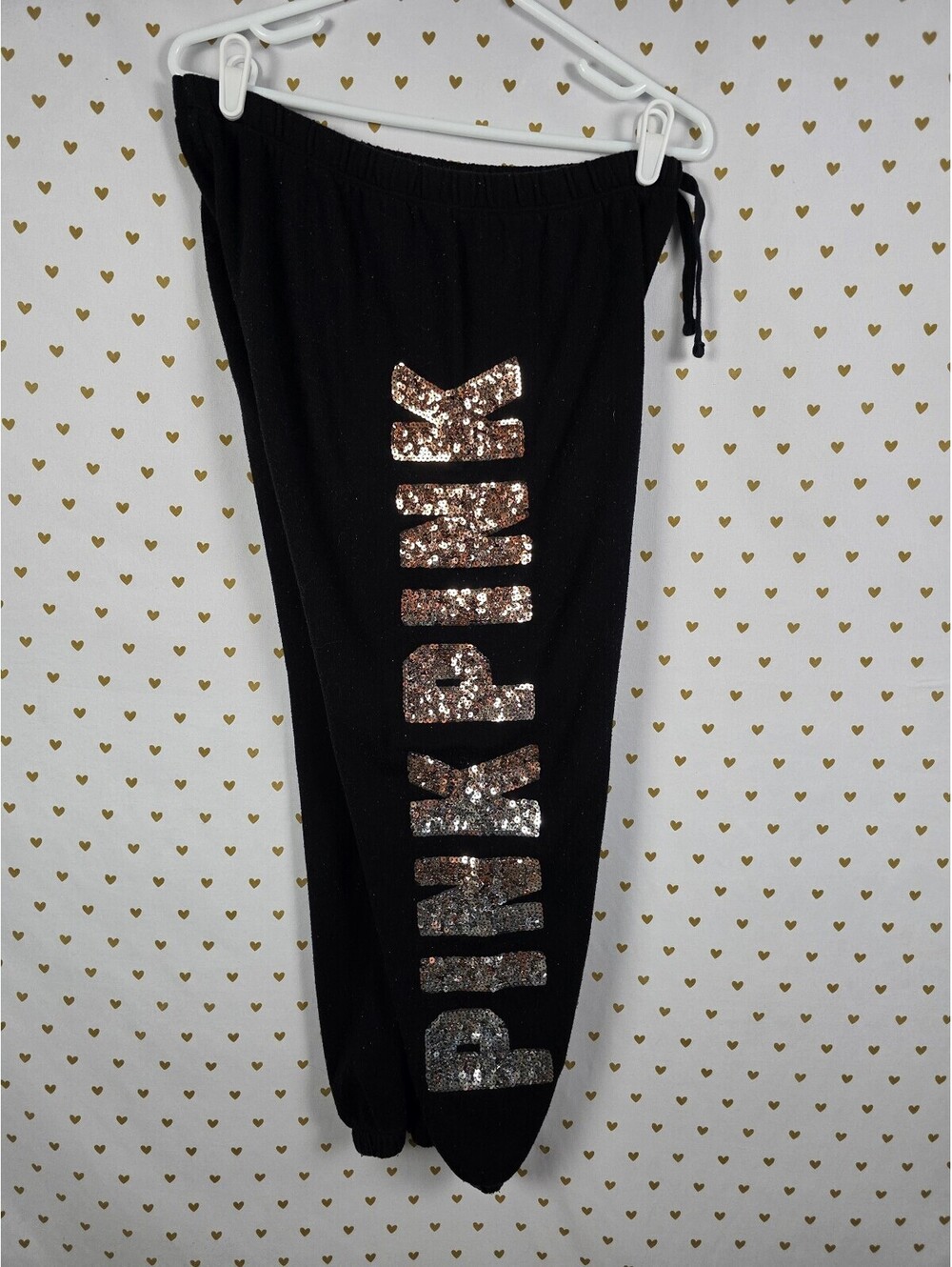 Victorias Secret PINK Gradient Bling Joggers Sweats Sweatpants Medium
